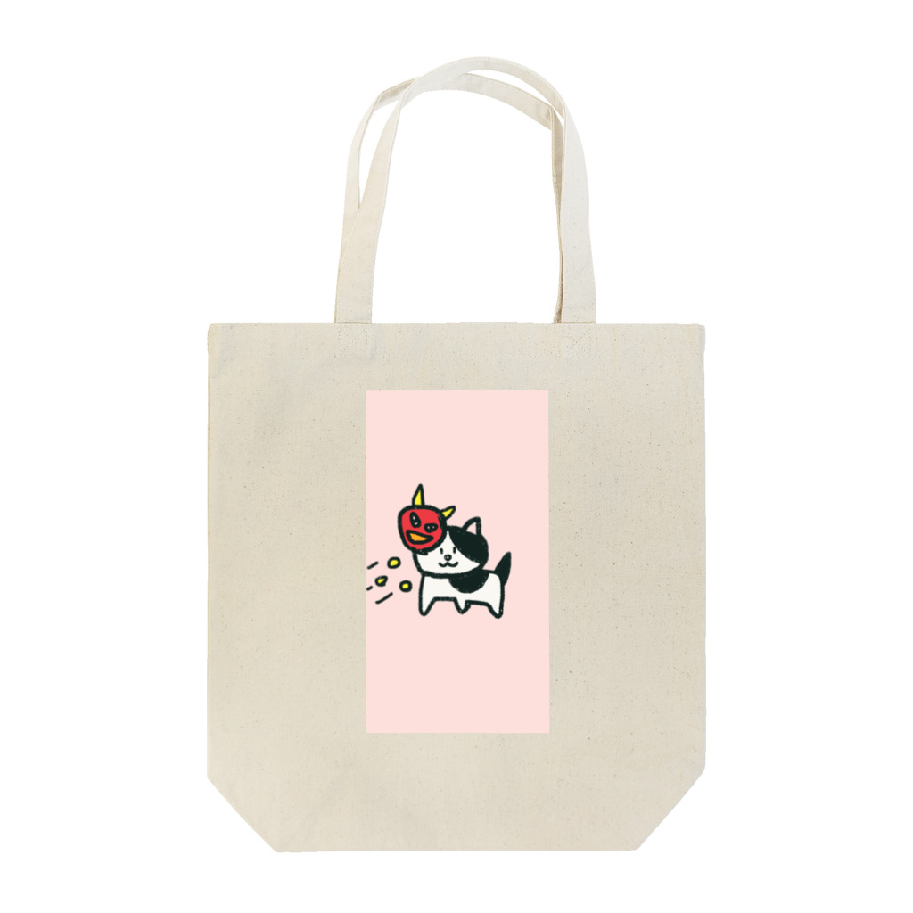 n_shhhinの鬼は外！福はにーの Tote Bag