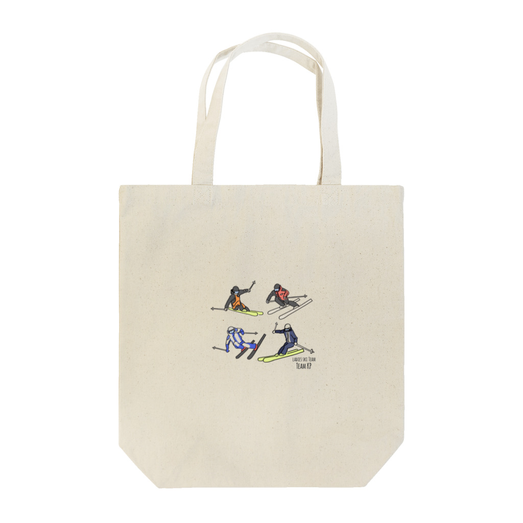 Team KPのTeam KP 色付きver. シルエット Tote Bag