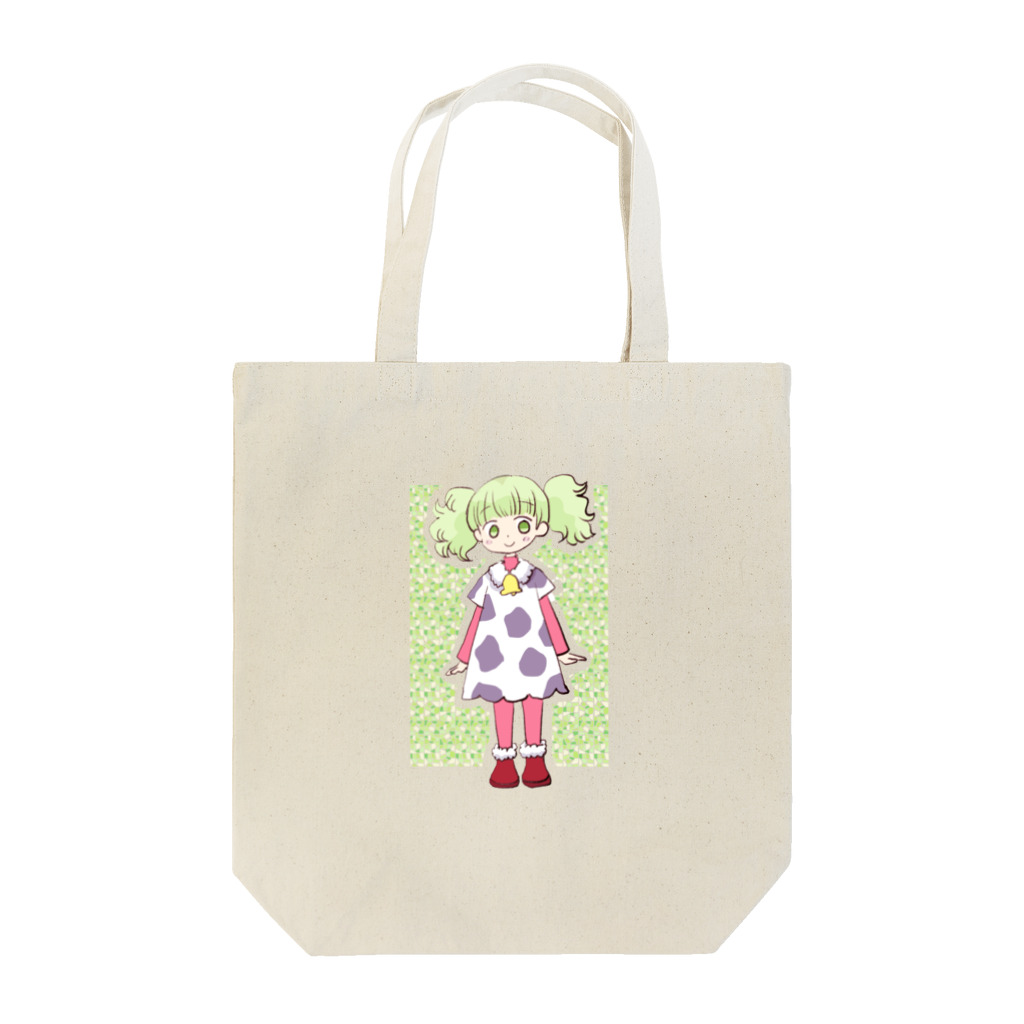 突撃蝶々屋さんSUZURI支店のうしこちゃん Tote Bag