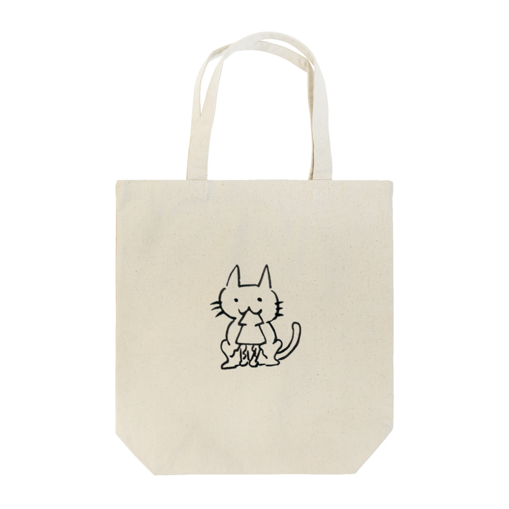 呑兵衛ぐっず。のスルメイカとねこ。 Tote Bag