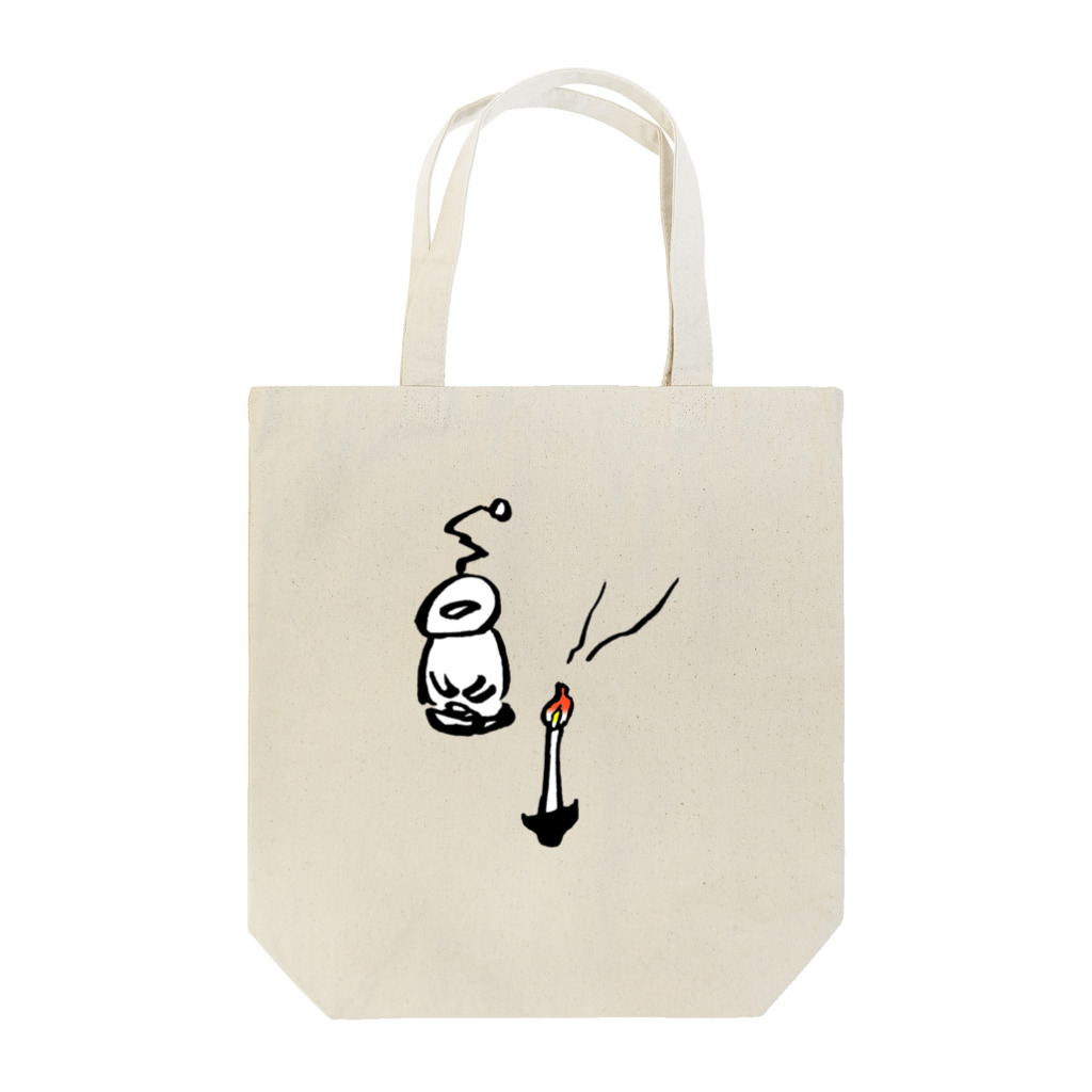 堪忍のデッパリ坐禅中 Tote Bag