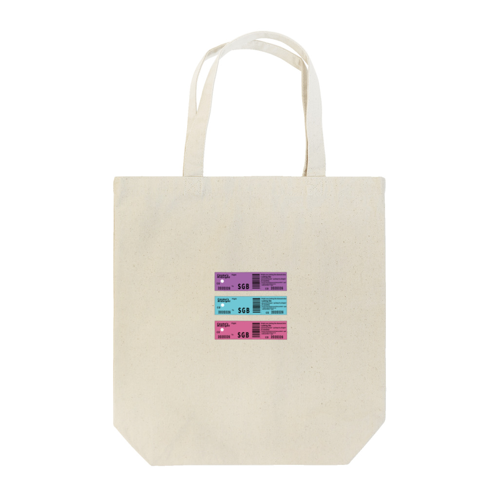 easy breezyのair ticket 風 Tote Bag