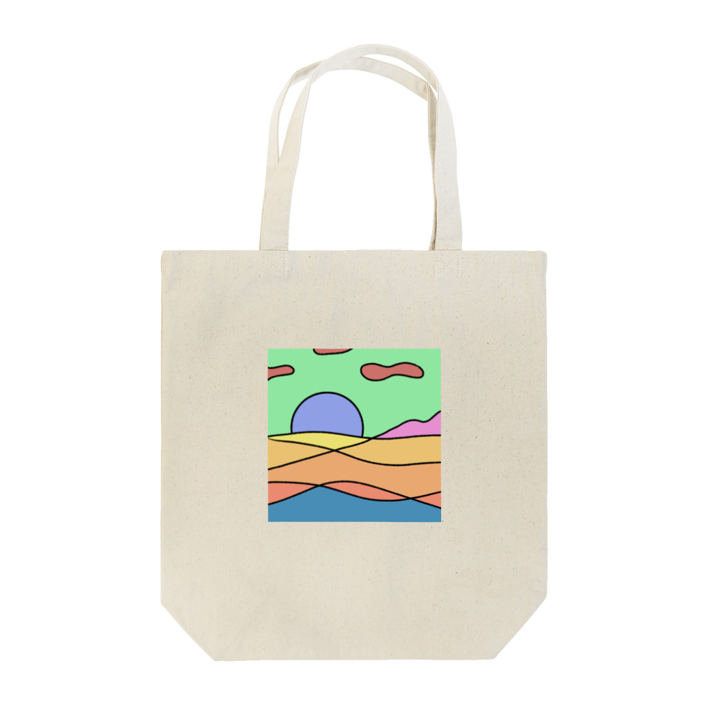 AKANEartの背景 Tote Bag