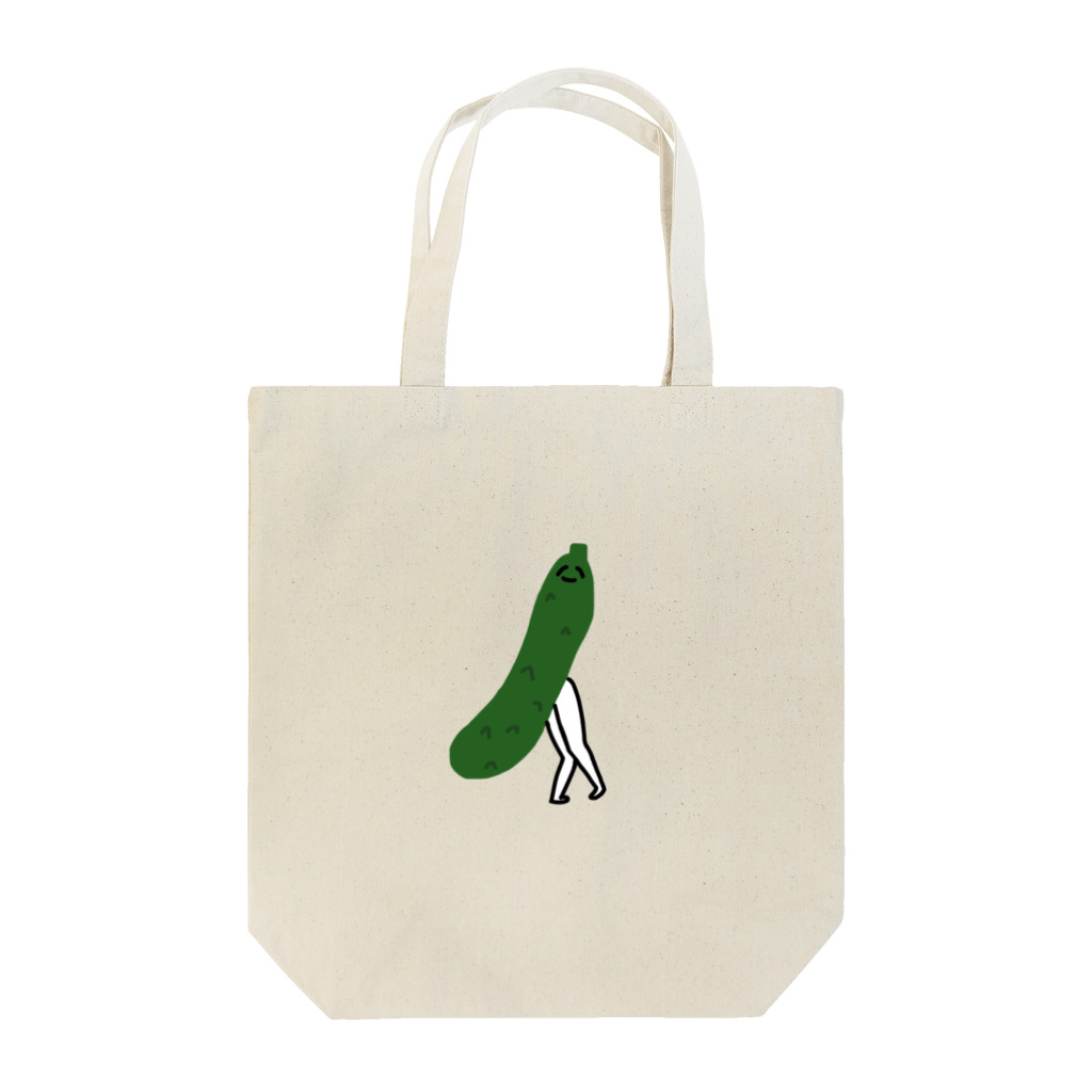 三白眼ちゃんの美大根脚胡瓜 Tote Bag