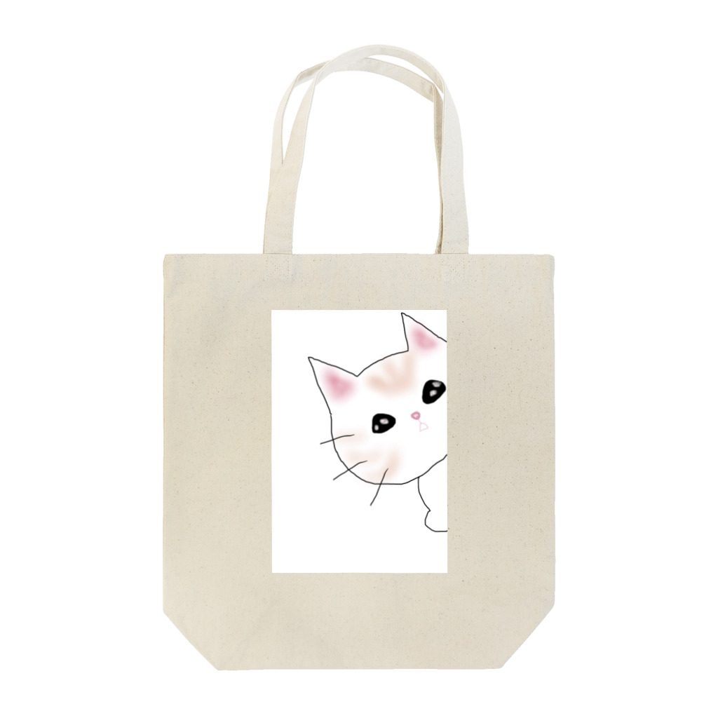 potsuの覗く猫 Tote Bag