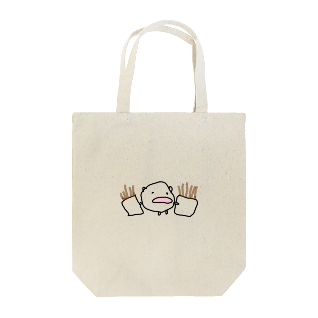 ダイナマイト87ねこ大商会の特売のゴボウを買いすぎたねこです Tote Bag