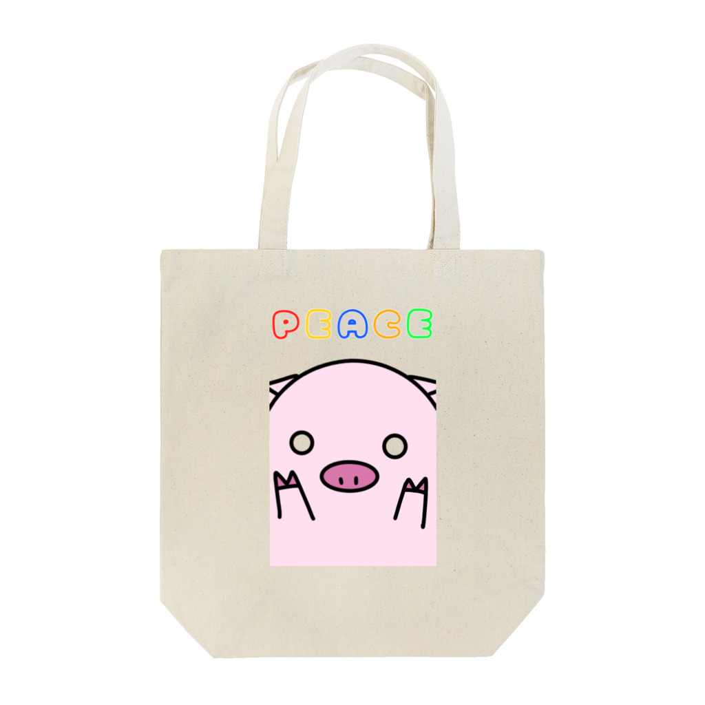 Rin shopのまるまる第2シリーズ…ブタ Tote Bag