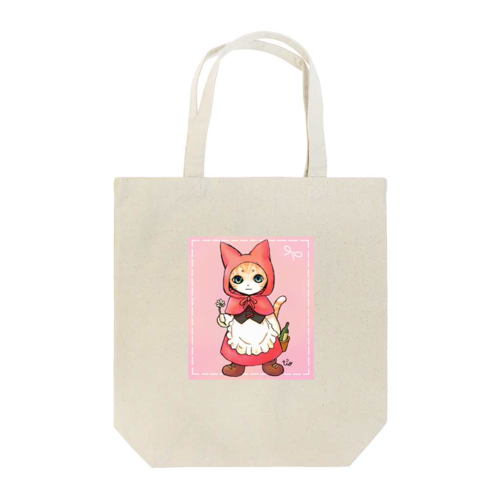 Tio Heartilの赤ずきん猫ちゃん Tote Bag