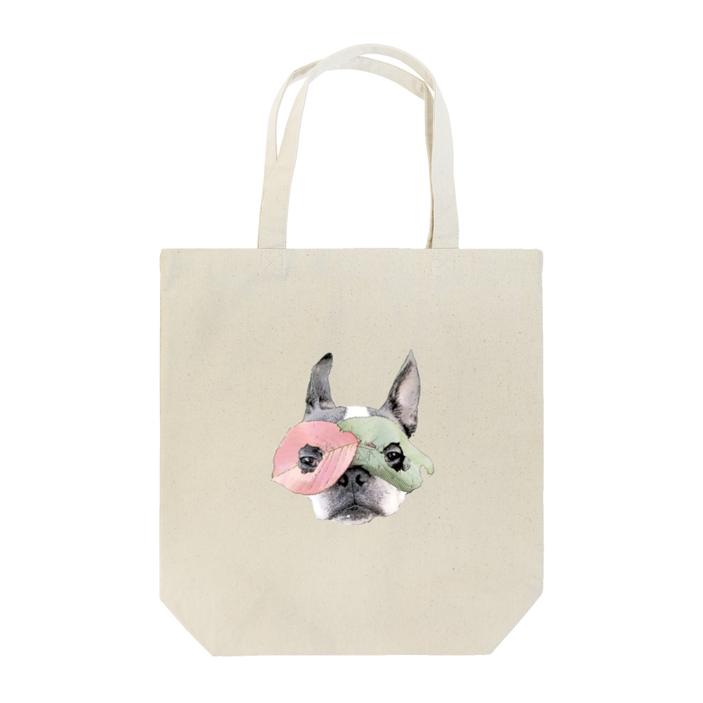 NICO25'S TIMEのむにむに葉っぱ仮面 Tote Bag