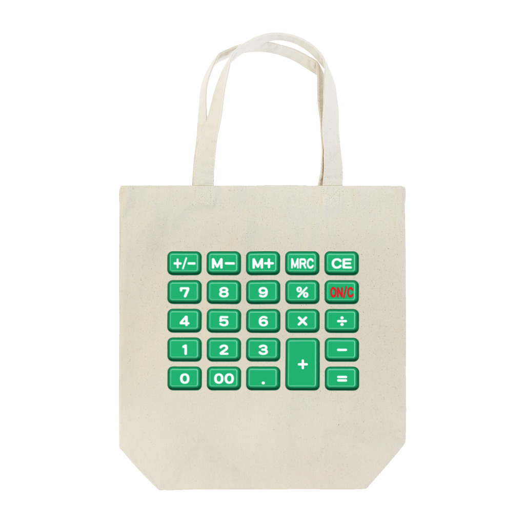 高速紙工業株式会社の電卓green トートバッグ