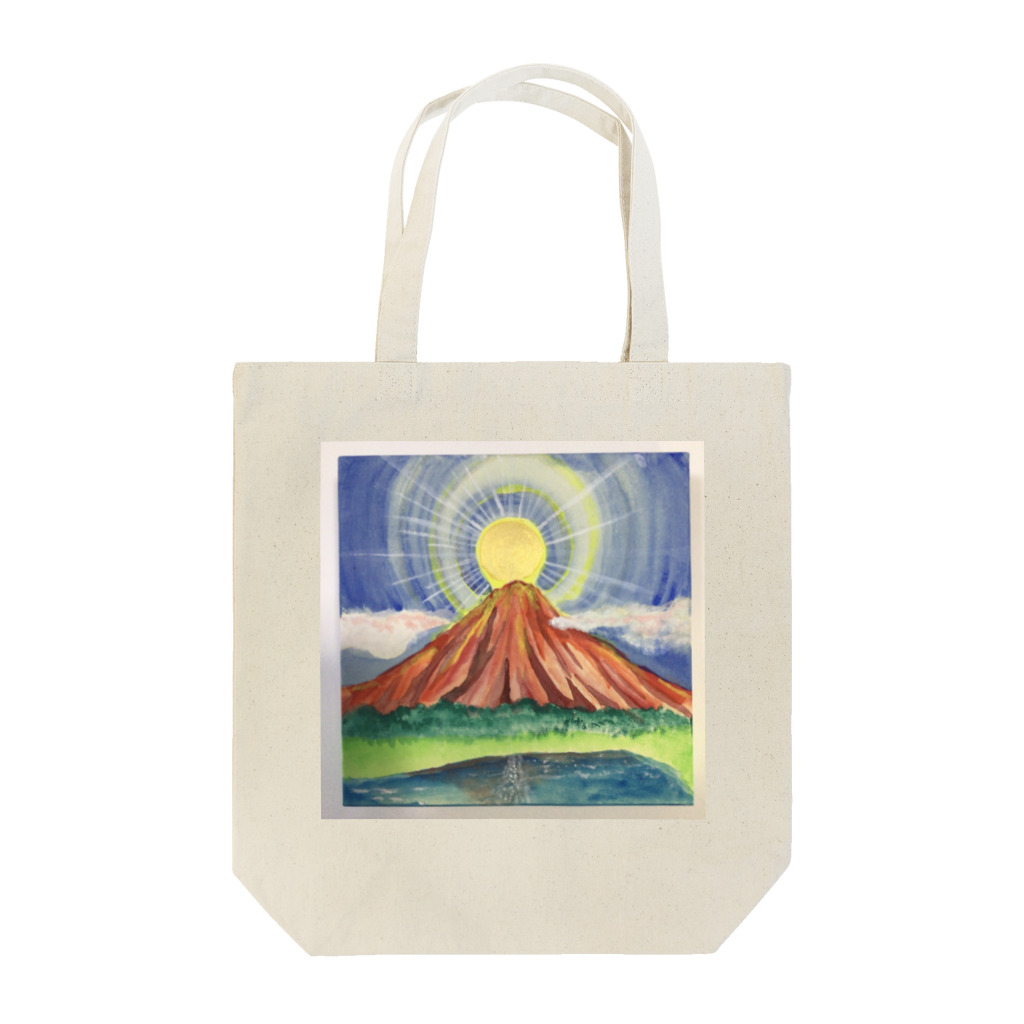 happy springの御来光　赤富士 Tote Bag