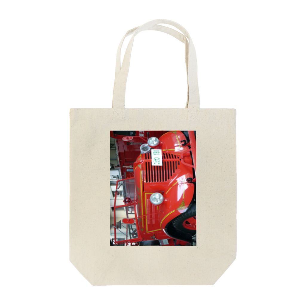 Tamakokiの消防車 トートバッグ
