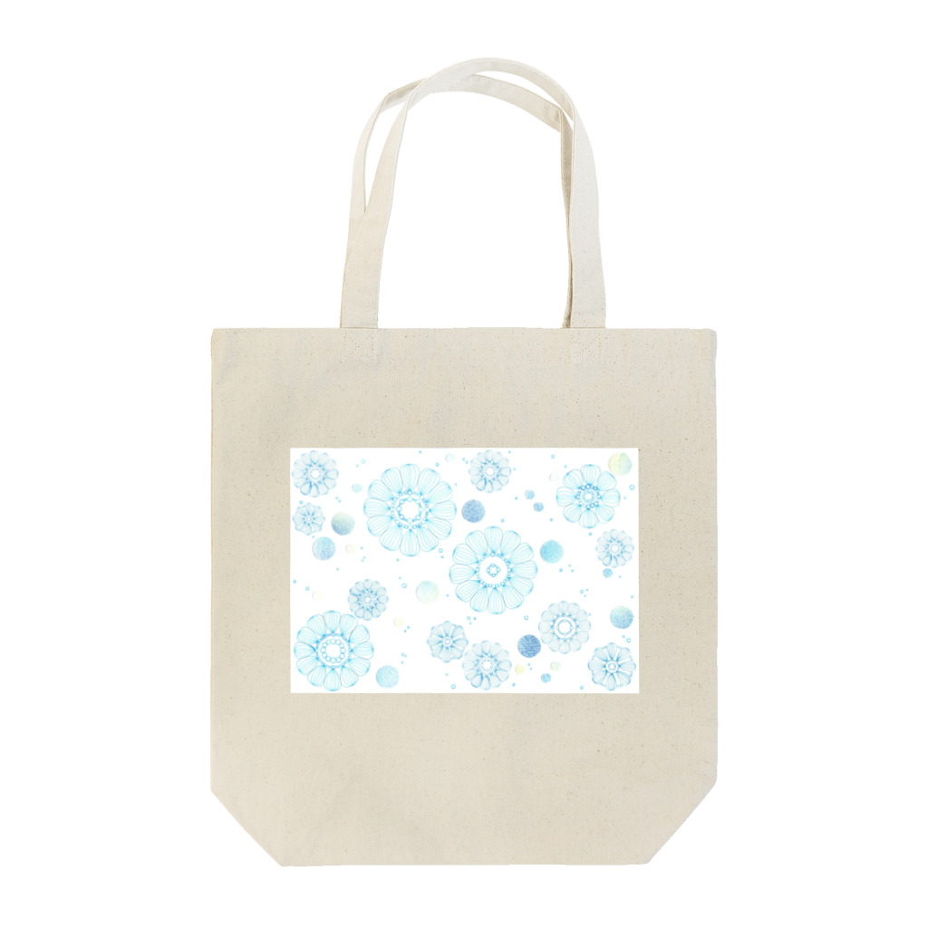 MU_YAの寒椿(Blue) Tote Bag