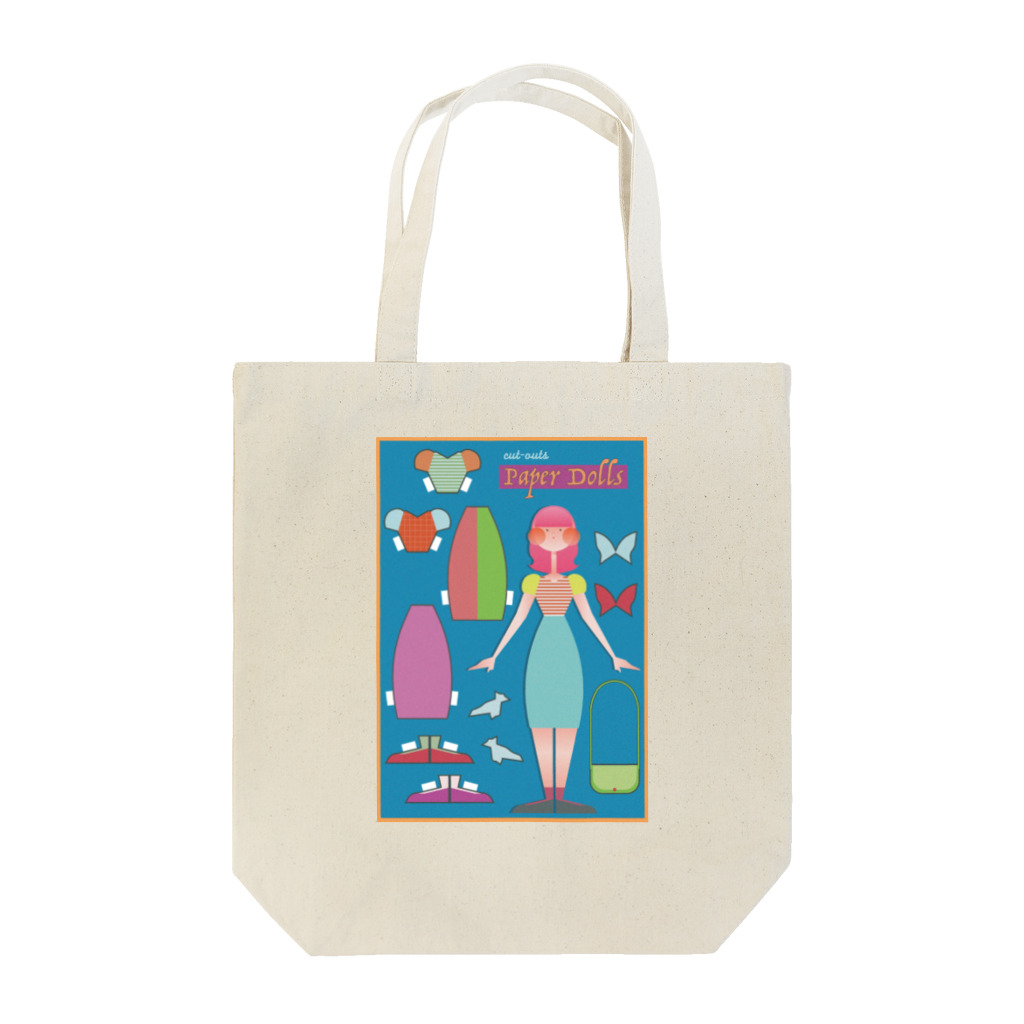 ｔｏｍｏｋａのペーパードール　BLUE Tote Bag