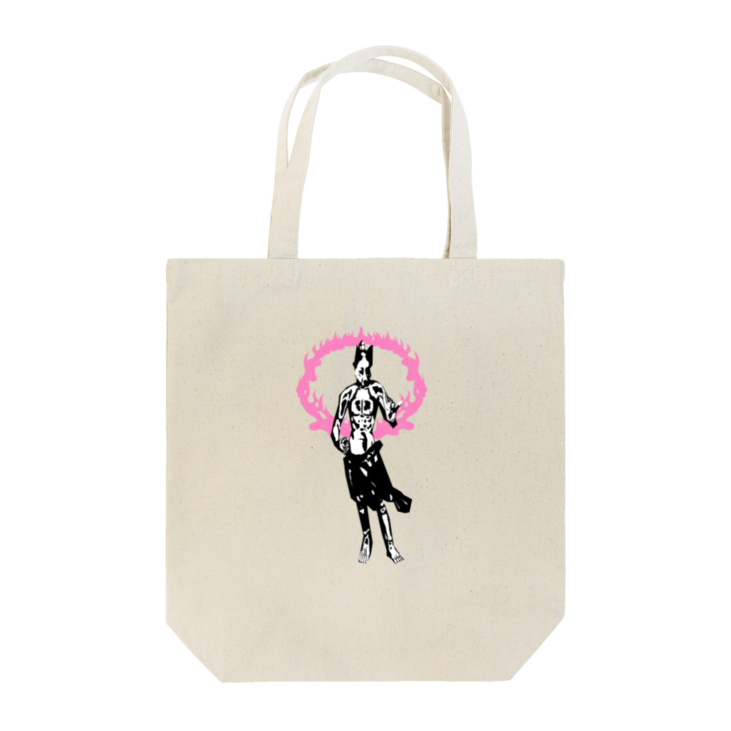 Danke Shoot Coffeeのコンコンコン金剛力士像（阿） Tote Bag