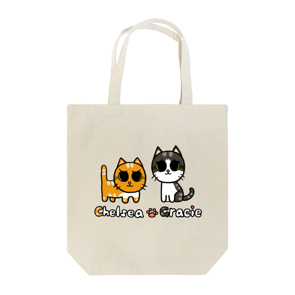 猫部屋のチェルシー&グレイシー Tote Bag