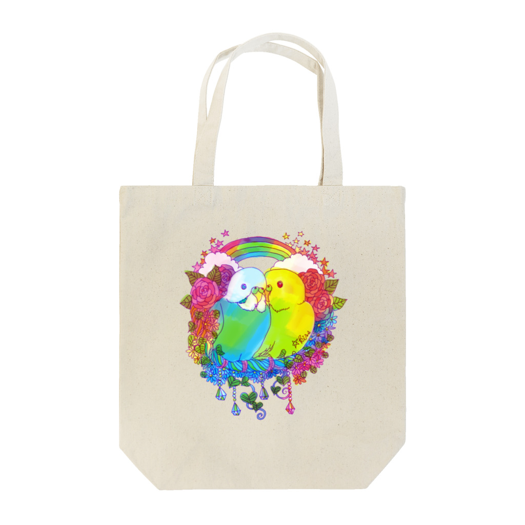 Akissのラブラブセキセイちゃん Tote Bag