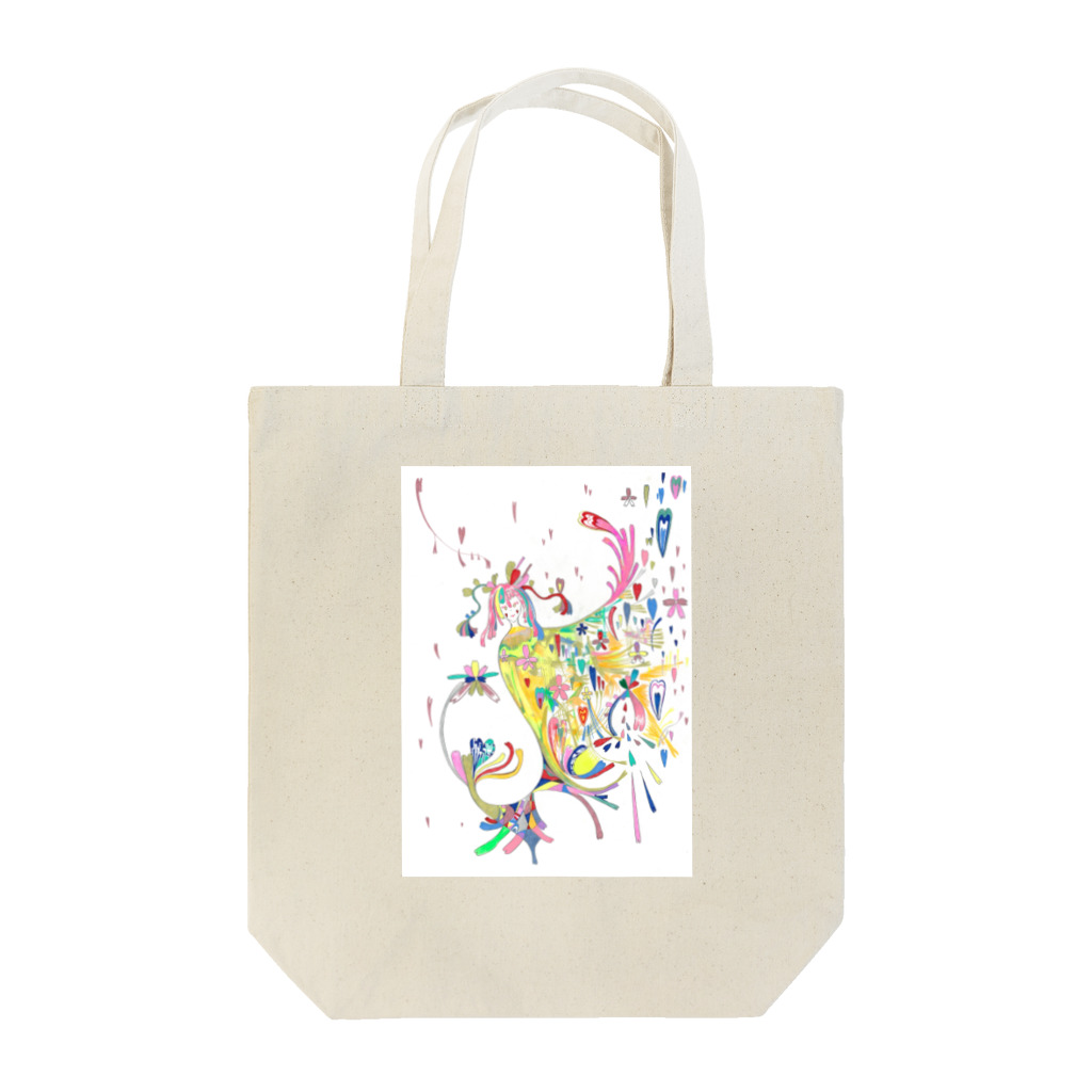 HEARTの舞う女の子 Tote Bag