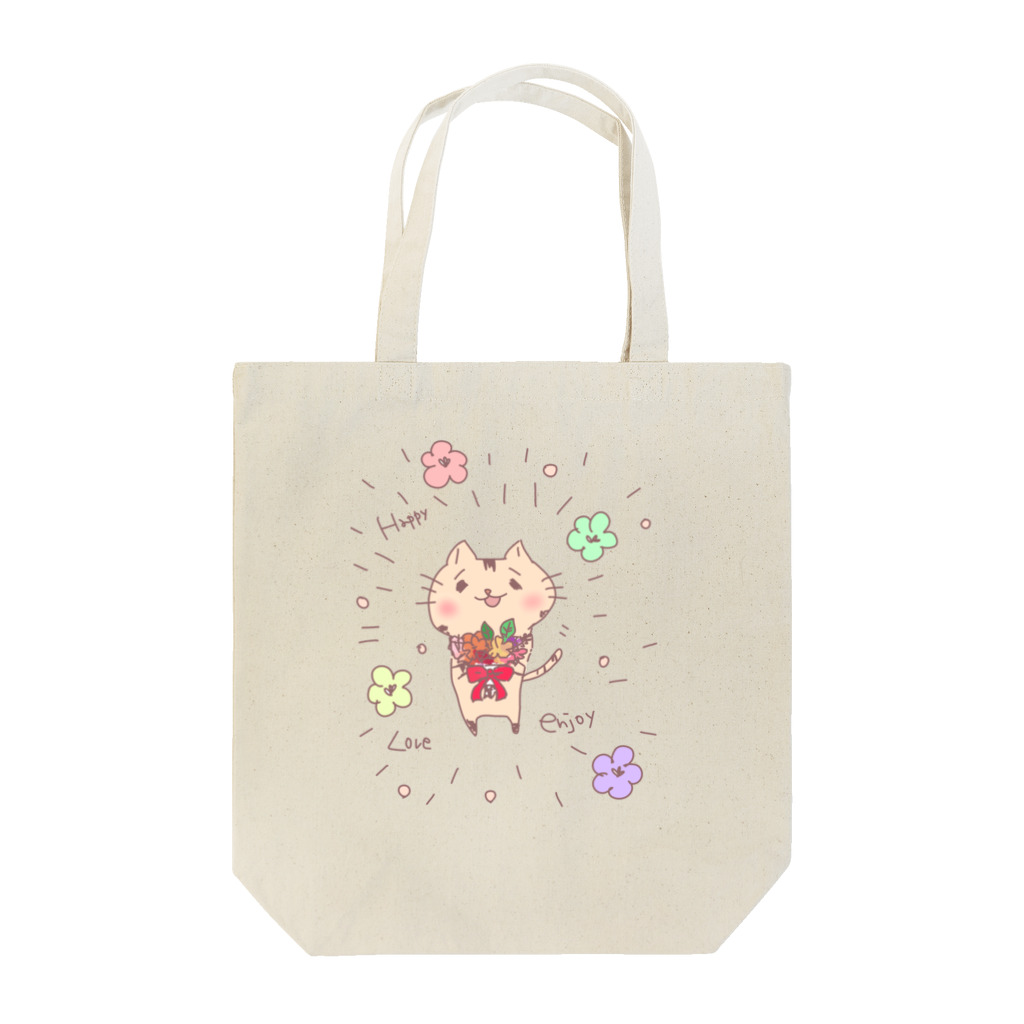 ちびたんしょっぷの超絶ＨＡＰＰＹネコ Tote Bag