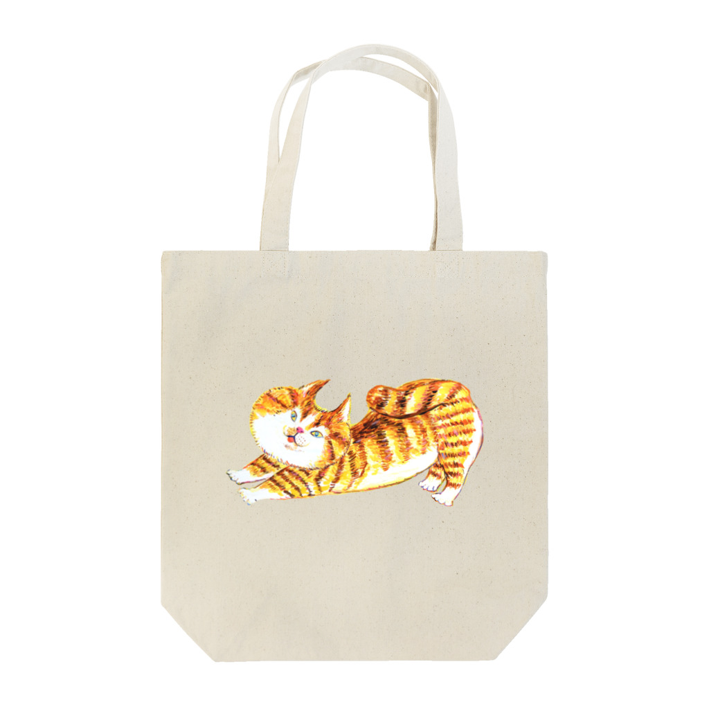 カワダクニコののびにゃんこ Tote Bag