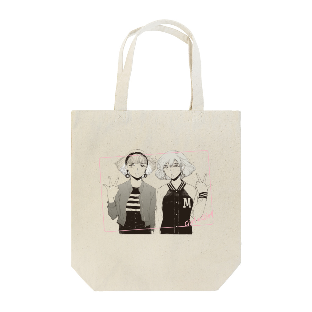 no colorのgirl★girl Tote Bag