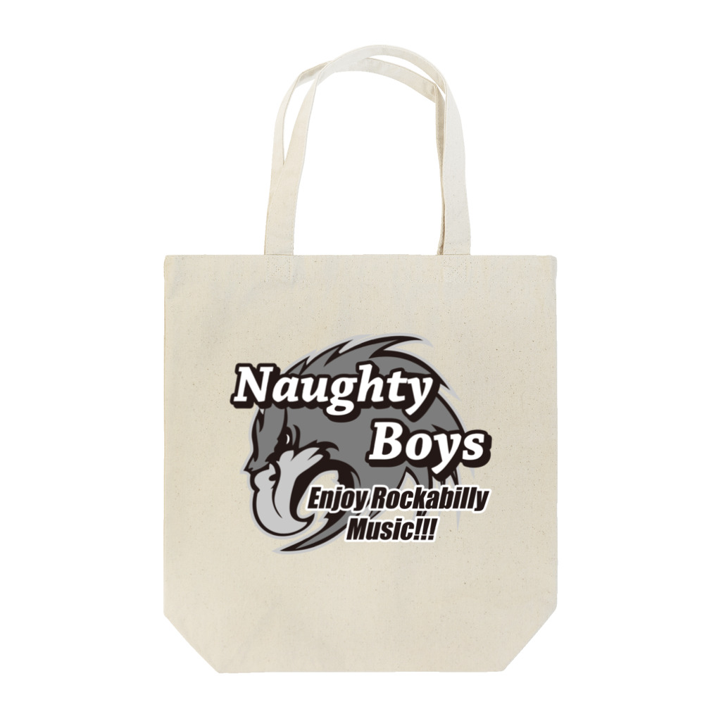 Naughty Boys official storeのNaughty Boys モノクロキャラ トートバッグ