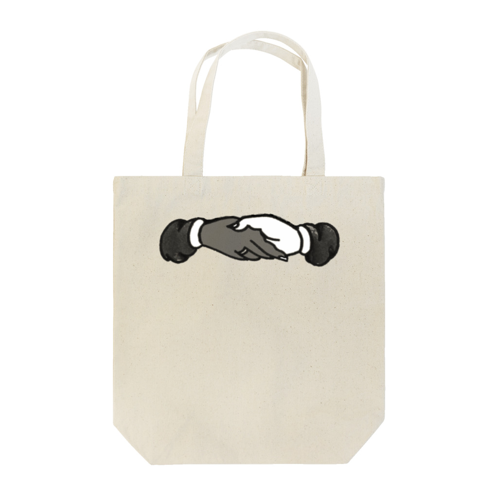 seamanismのShake Hands Tote Bag