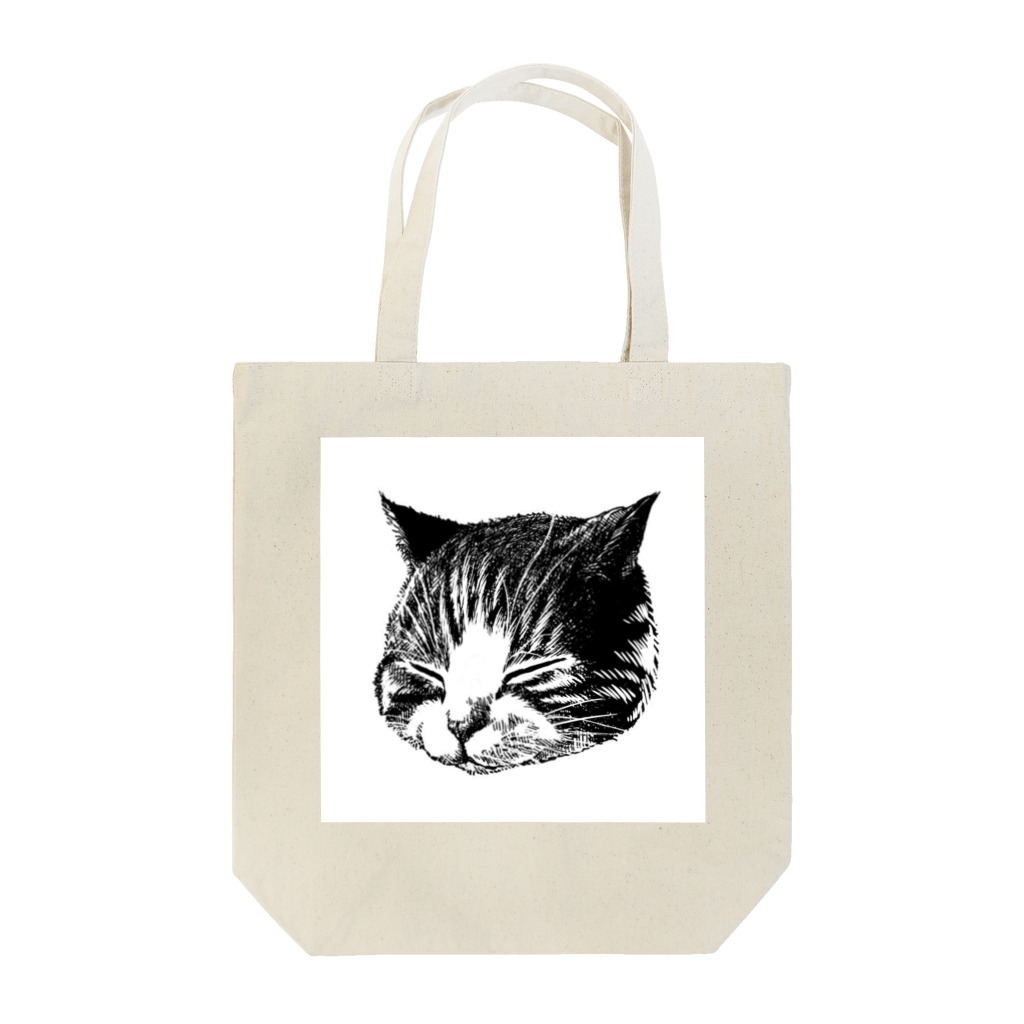 ねこはち🐾イラストレーターののんびり大福猫 Tote Bag