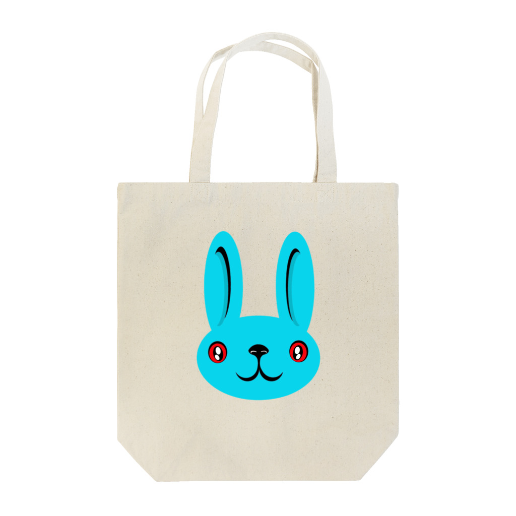 ameyoのウサギ blue Tote Bag
