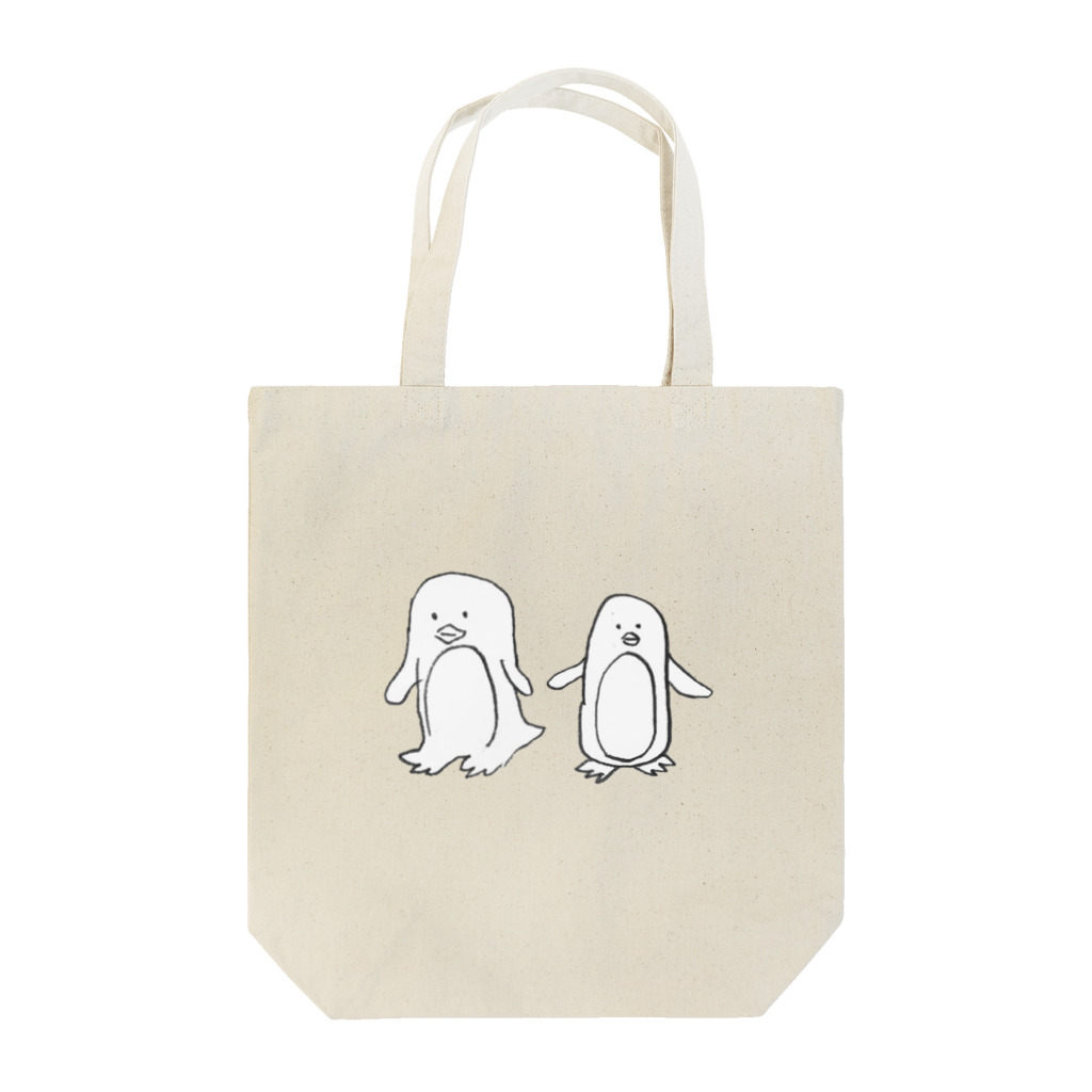 おんごショップのしろくろのうろおぼえのペンギン Tote Bag