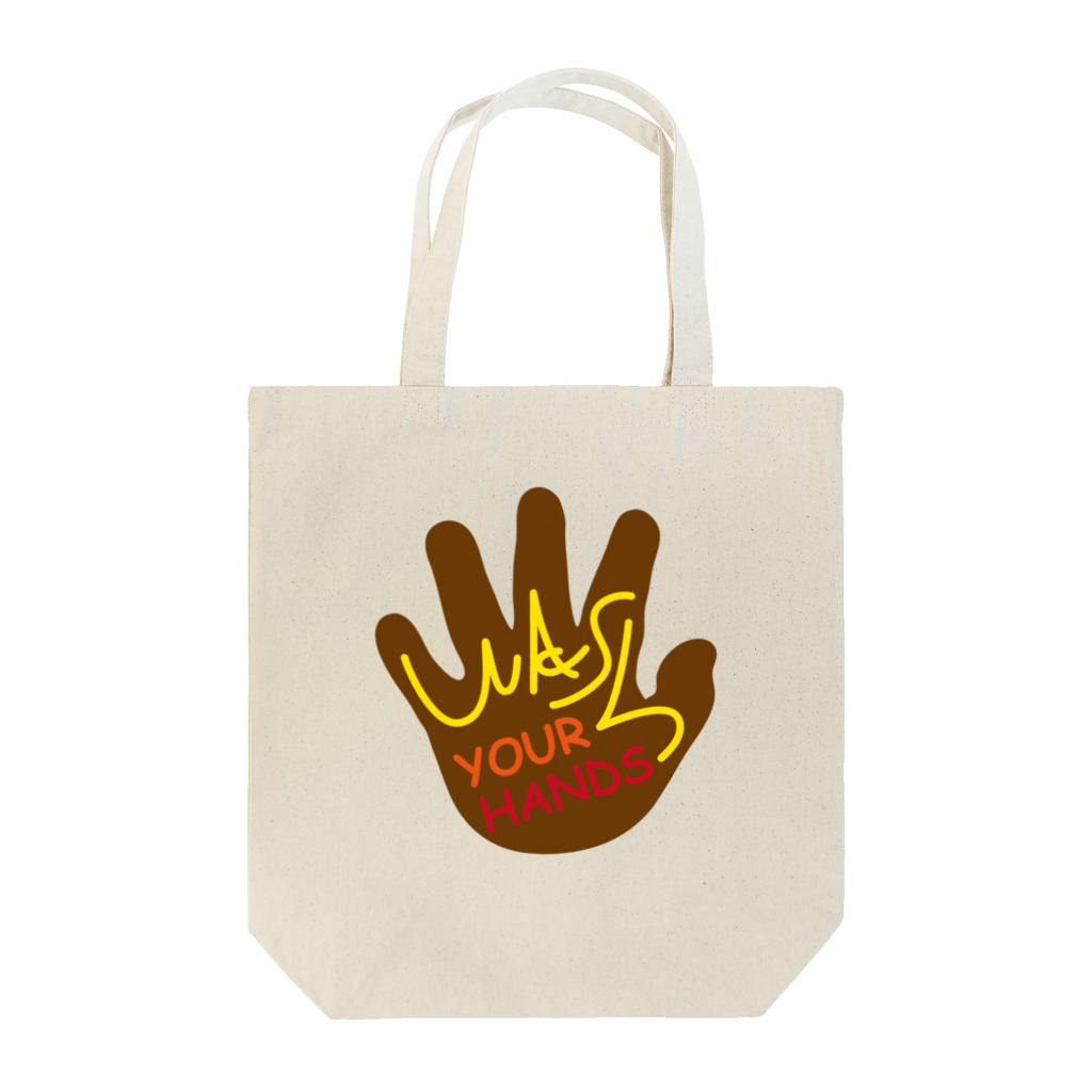 フォーヴァのWASH YOUR HANDS Tote Bag