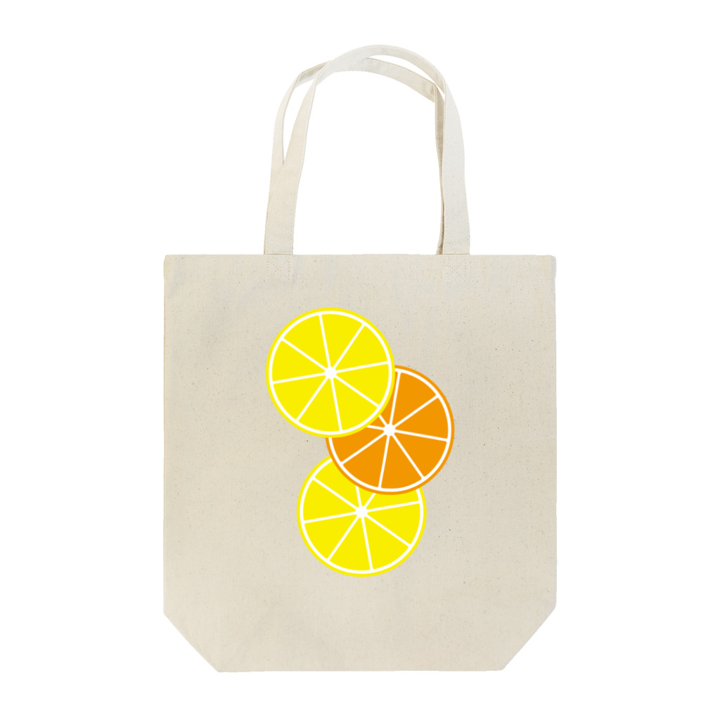 フォーヴァのレモンとオレンジ トートバッグ