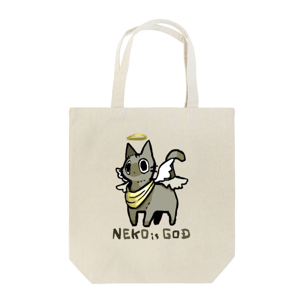 花葬デバイスのNEKO is GOD トートバッグ