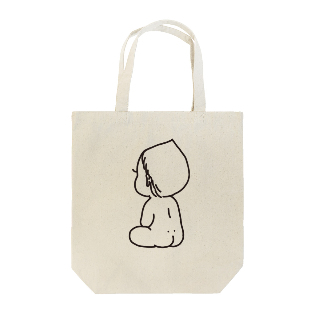 yuyu_32の赤ちゃんblack Tote Bag