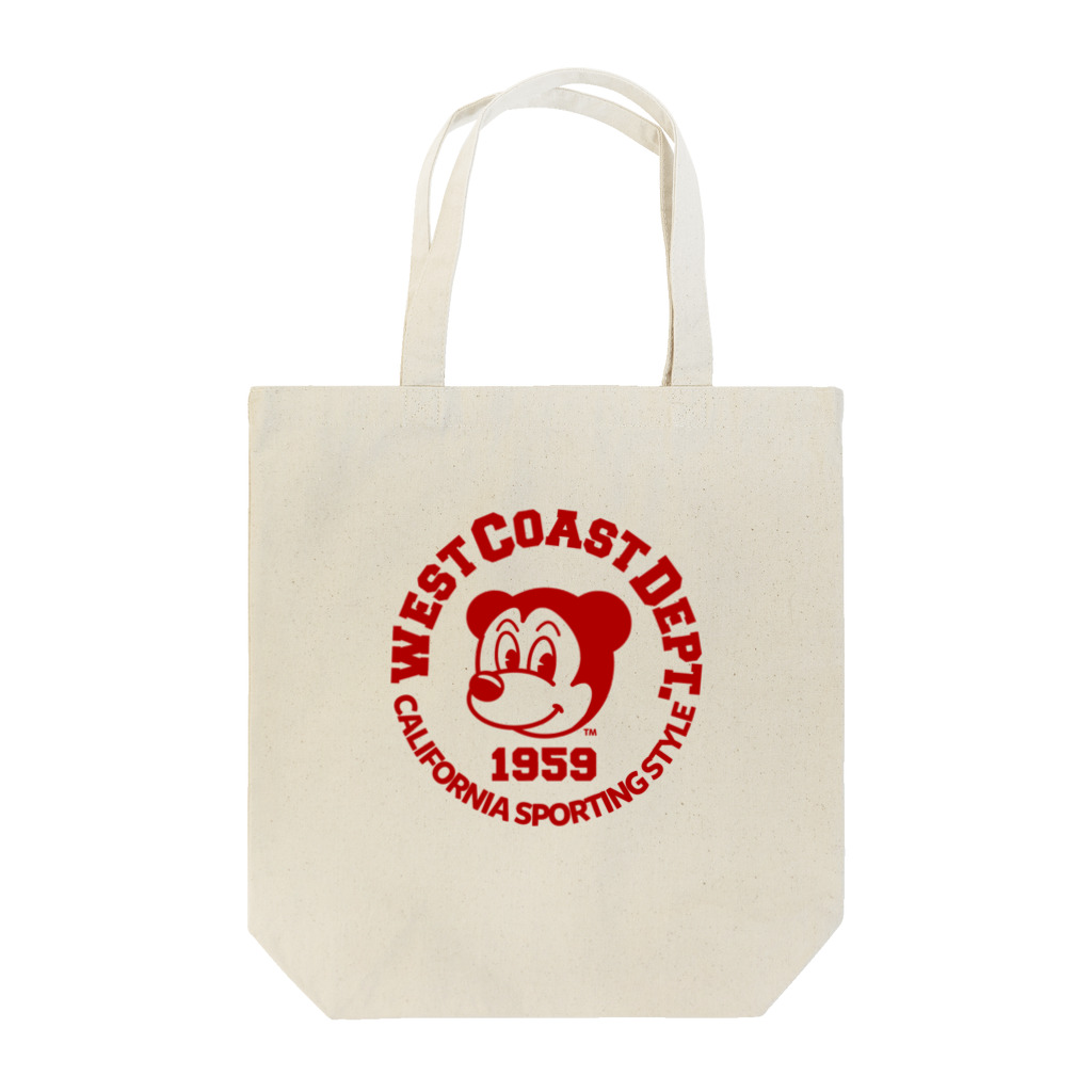 WEST COAST 1959のWEST COAST 1959 RED Tote Bag