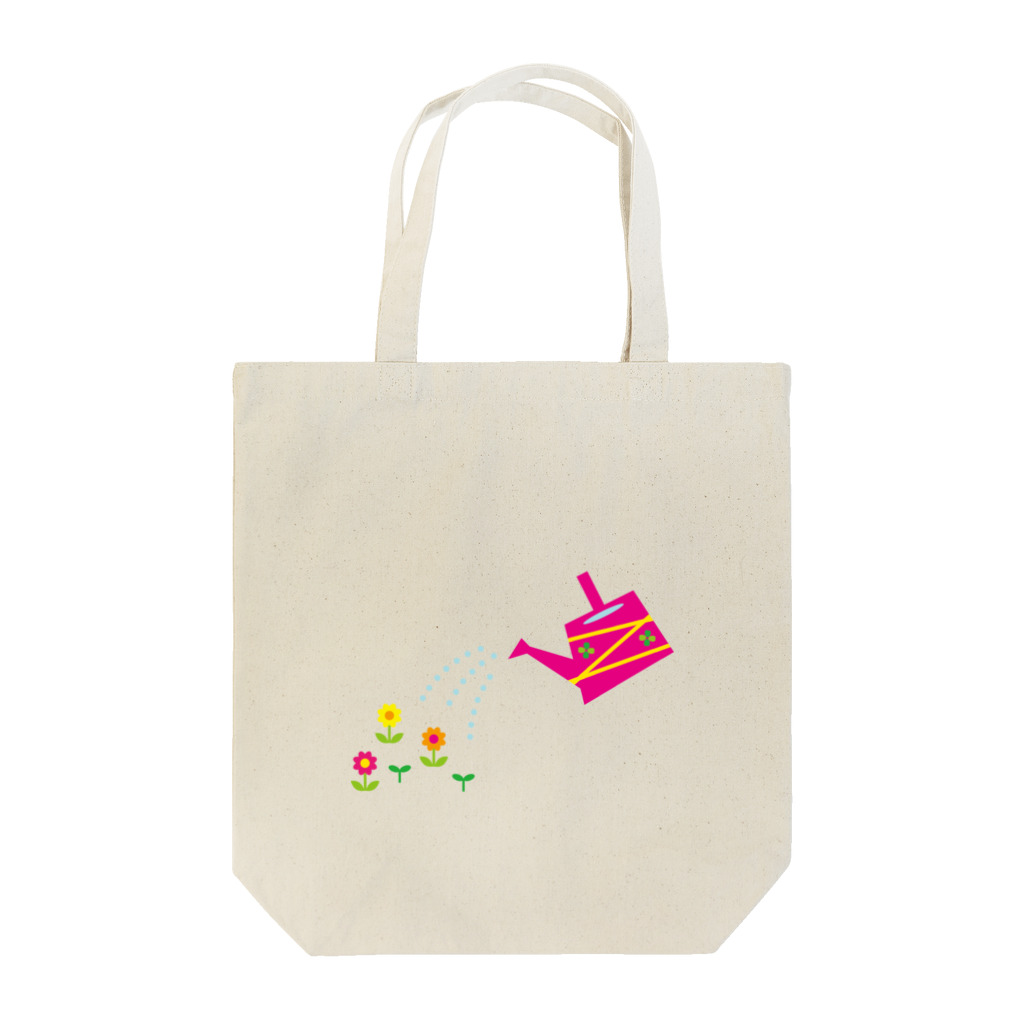 フォーヴァのじょうろとお花 Tote Bag