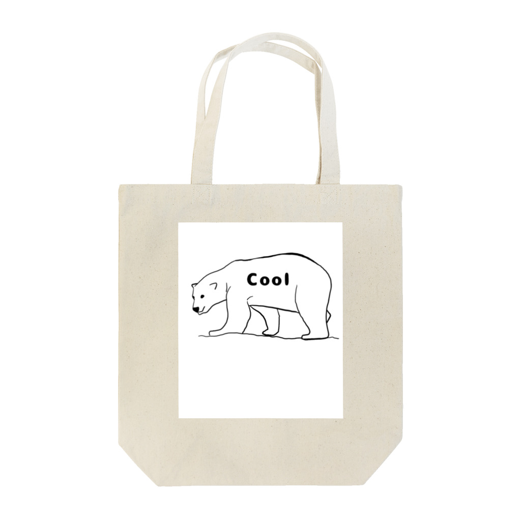 Eatn-kkのCool bear トートバッグ