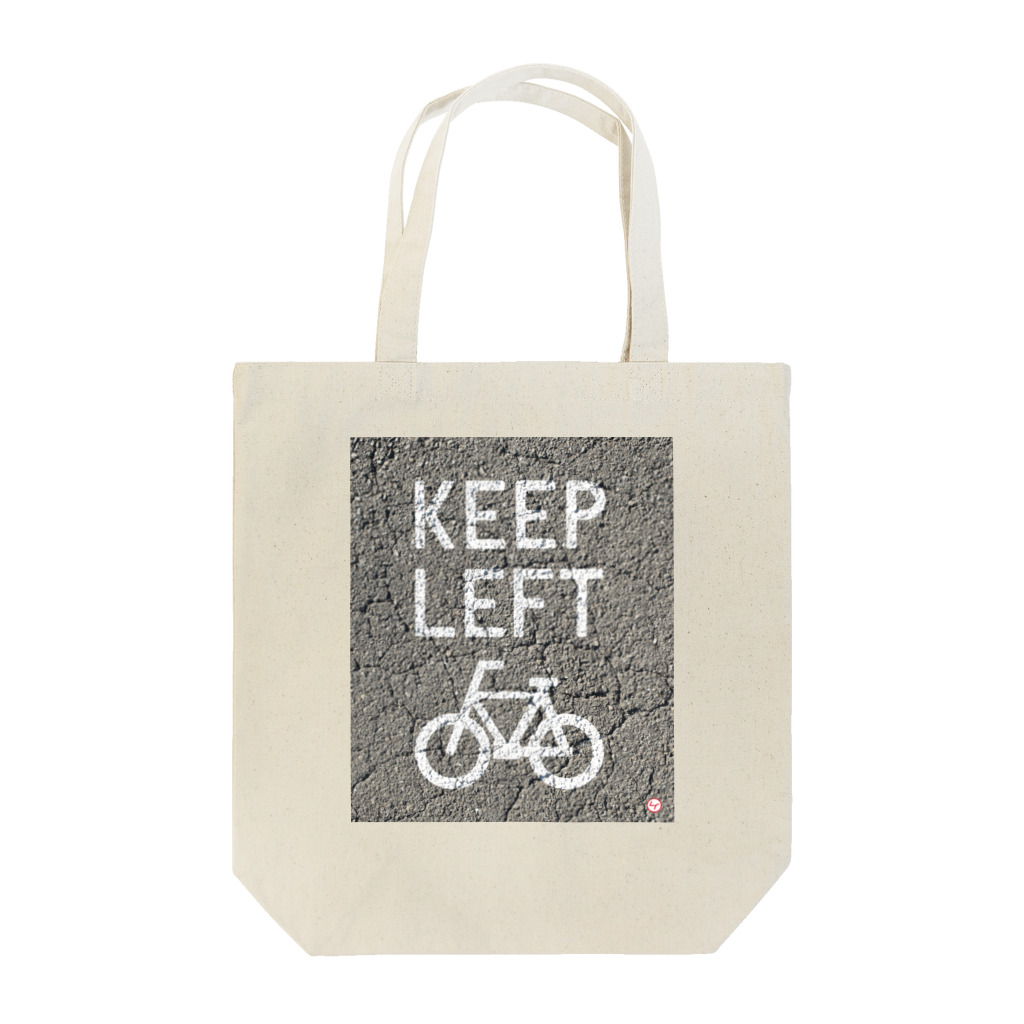 YAMARINのKEEP LEFT Tote Bag