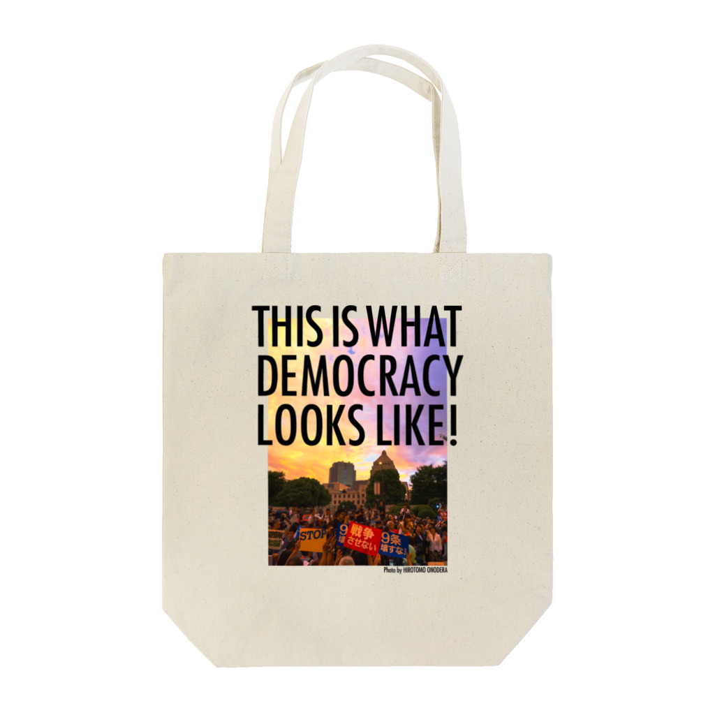 小野寺宏友の色生地用 WHAT'S DEMOCRACY? カラー Tote Bag