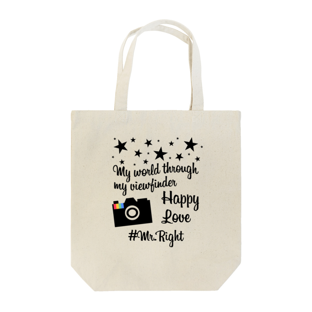 Mr.Rightの#ハッシュタグ　インスタグラム風 Tote Bag