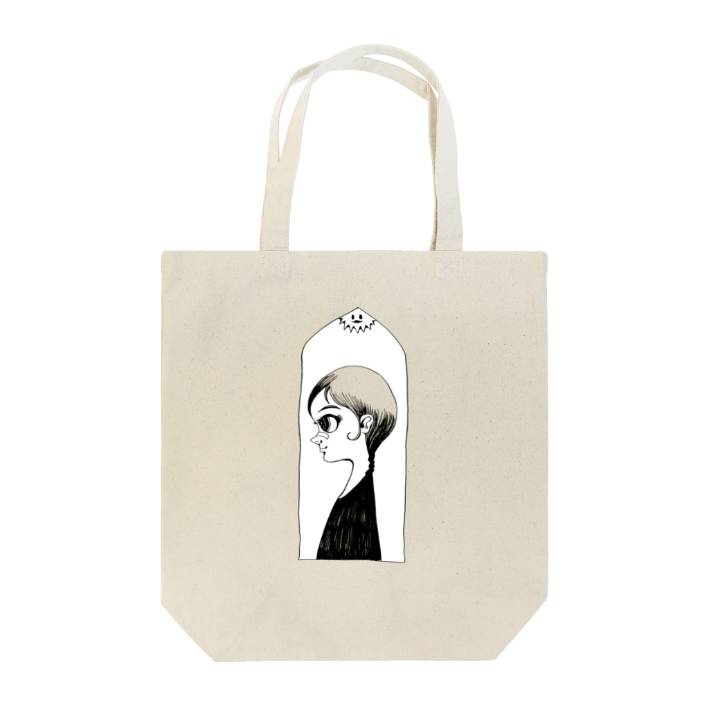 ヤノベケンジアーカイブ&コミュニティのヤノベケンジ《サン・チャイルド》（窓と横顔） Tote Bag