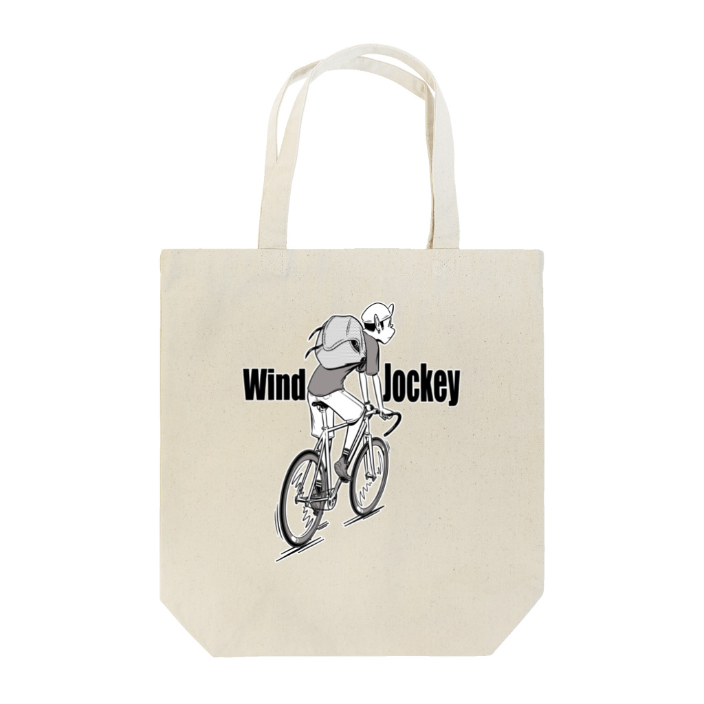 nidan-illustrationの"Wind Jockey" トートバッグ