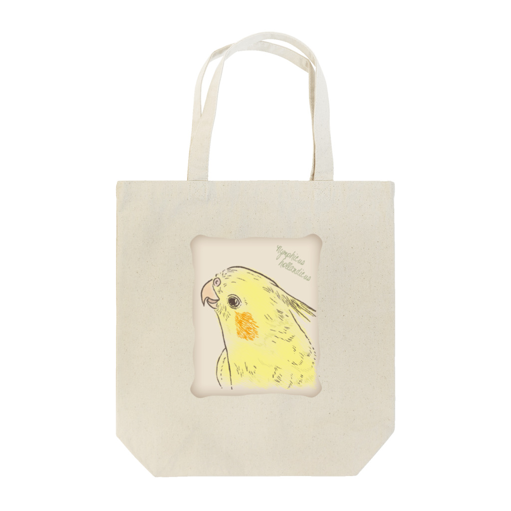 オカ　トモコのオカメインコ Tote Bag