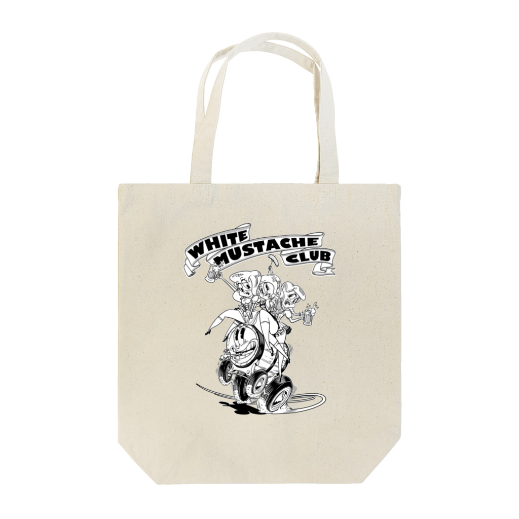 nidan-illustrationの"WHITE MUSTACHE CLUB"(タイトルなし)) Tote Bag