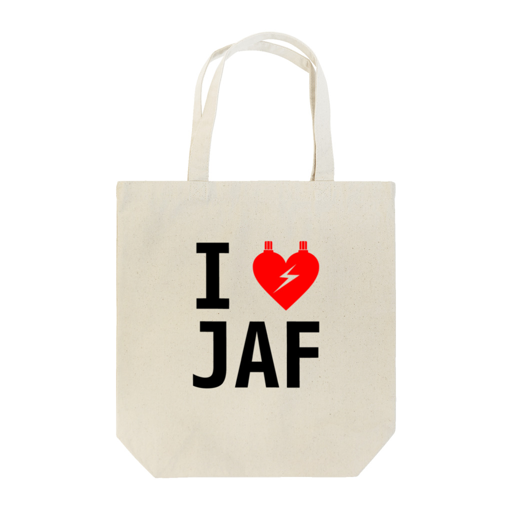 rakugayaのI LOVE JAF トートバッグ