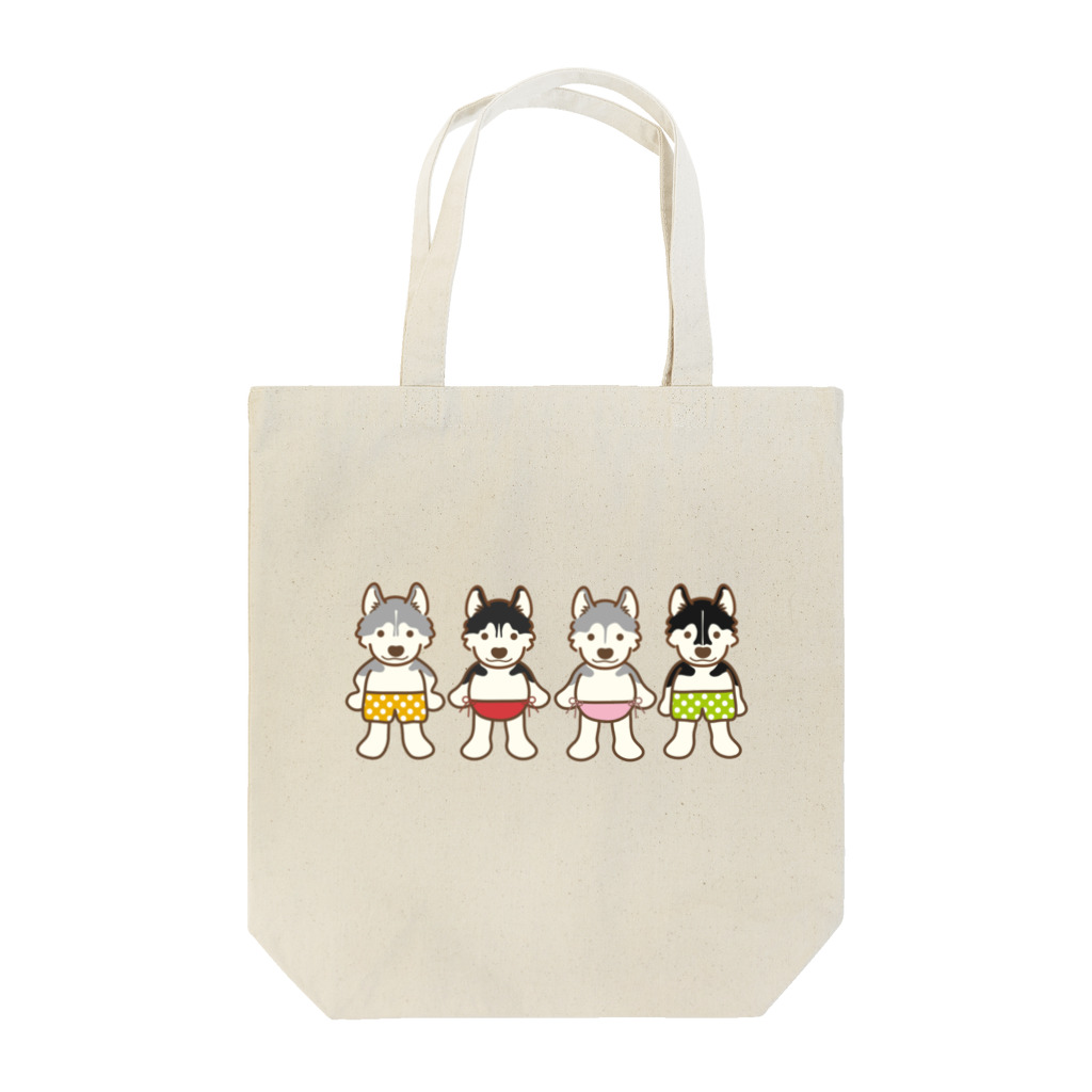  HUS×HUSのおパンツハスキー3 Tote Bag