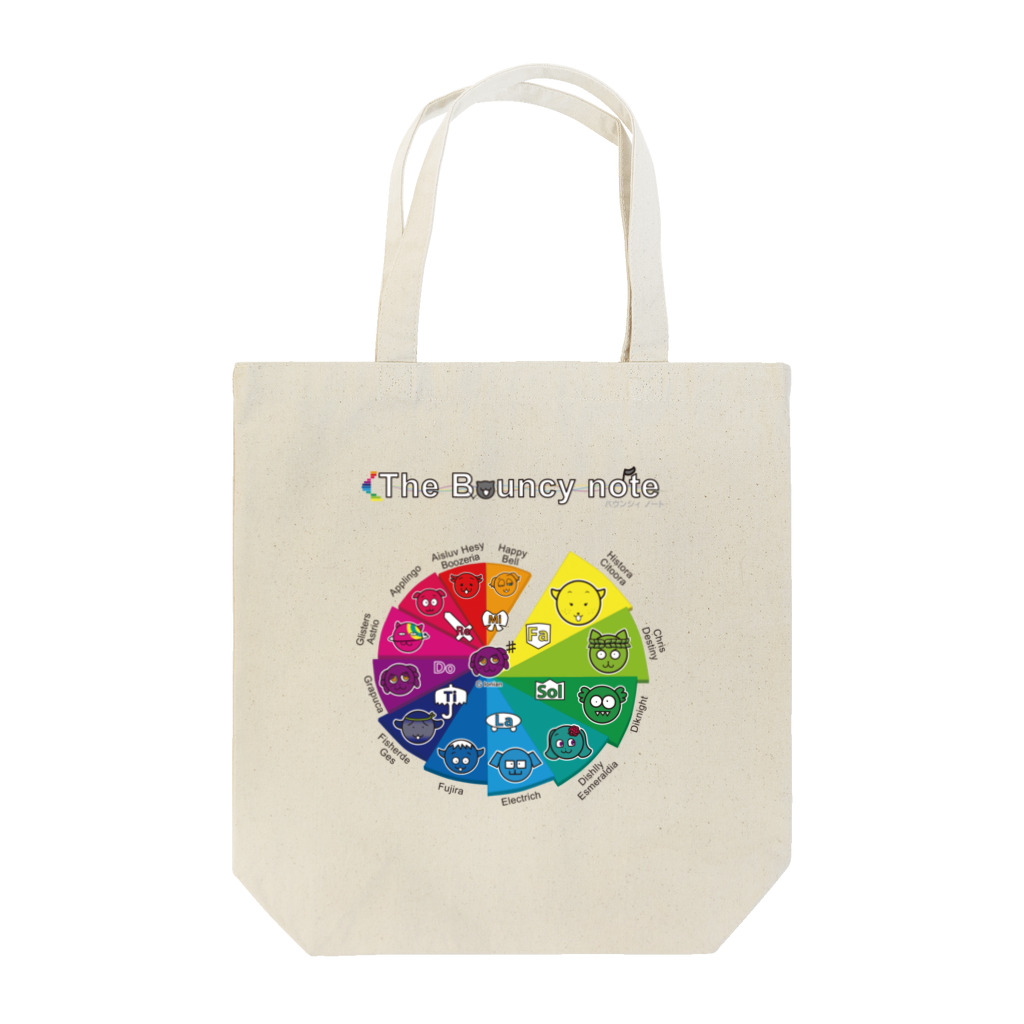grasslands cg worksのThe Bouncy note (spiral A) Tote Bag