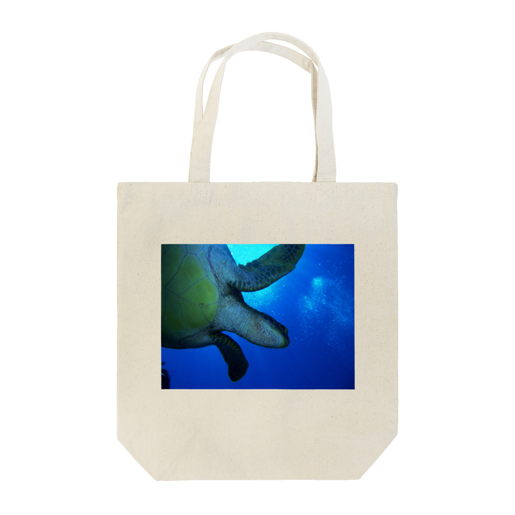 あおい’ｓ libraryのうみ（ウミガメ） Tote Bag