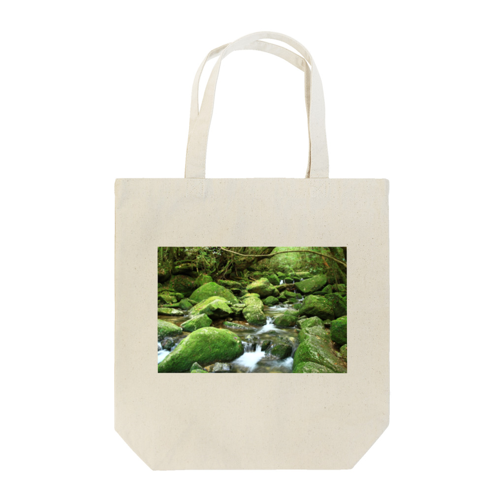 Toshiaki Sakuraiの苔むす渓流 Tote Bag