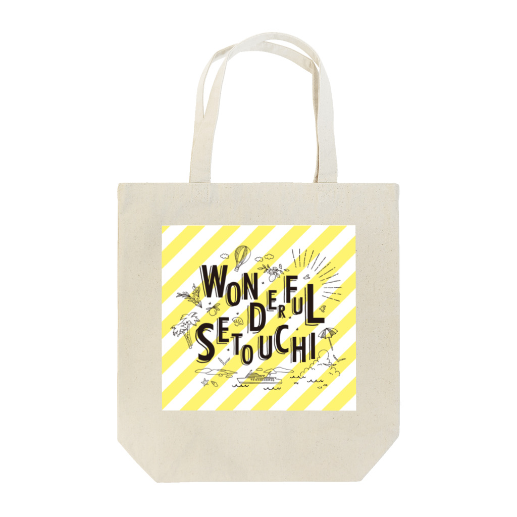 RYOBI-SHODOSHIMA STOREのWONDERFUL SETOUCHI YELLOW Tote Bag